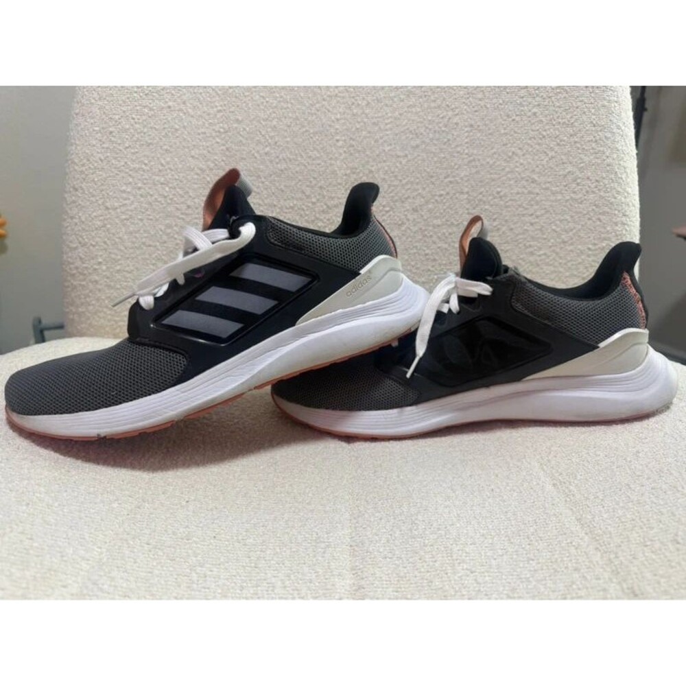 Adidas Energyfalcon Gray Black Coral Running Shoes Women’s Size 11